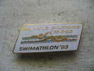 Pin´s Suisse, Theme Natation, Multiple Sclerosis (sclérose En Plaque) Swimathlon 16-5-93 - Schwimmen