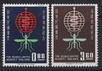 1962 Anti-Malaria Stamps Medicine WHO Mosquito Health - OMS