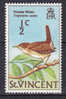 St. Vincent 1970 Mi. 258   ½ C Vogel Bird Hauszaunkönig House Wren MH* - St.Vincent (1979-...)