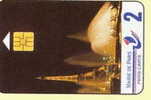 # Carte De Stationnement Pariscarte 0522A - Tour Eiffel Nuit 2 So6 Verso 4D - 3615 Adresse Internet Double Tarif TBE - Parkkarten