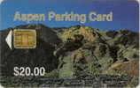 # Carte A Puce Stationnement Aspen $20   - Tres Bon Etat - - PIAF Parking Cards