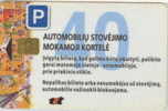 # Carte A Puce Stationnement Vilniuje   - Tres Bon Etat - - PIAF Parking Cards