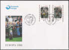 1998   Färöer  Mi. 338-9  FDC Europa - 1998