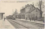 CPA NANTEUIL LE HAUDOUIN - INTERIEUR DE LA GARE, TRAIN - Nanteuil-le-Haudouin