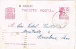 Entero Postal CENTELLAS (barcelona) 1934 - 1931-....