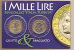 Italia - I Mille Lire Bimetallici "Italia Turrita" - Giusto&Sbagliato - 1997 - 1 000 Lire