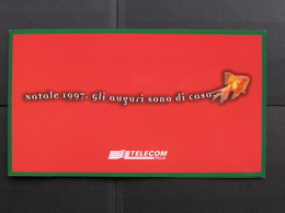 OCCASIONE FOLDER  C&C C 2787/89FU - NATALE 1997 GLI AUGURI ... - VUOTO SENZA SCHEDA/E PERFETTO - Publiques Publicitaires