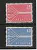 Schweiz  1957 Yv.  595-6   Mi. 646-7 ** MNH - 1957