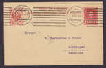 Russia Postal Stationery Ganzsache Entier 4 K Zar Peter I. RIGA TMS  ATM Cancel Carte Postale Göttingen Hannover Germany - Stamped Stationery
