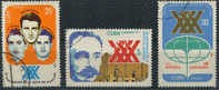 Cuba 1983 - Aniversaries - Complete Set Of 3 Stamps - Gebruikt