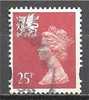 1 W Valeur Used, Oblitérée - YT 1722 - GRANDE BRETAGNE * 1993 - N° 3150-117 - Gales