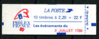 Frankreich Mi.N° 2510 Liberté De Gandon Dallay Carnet N° 469 Cuverture Philexfrance - Sonstige & Ohne Zuordnung