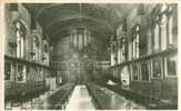 Britain United Kingdom - The Hall, Balliol College, Oxford - Old Real Photo Postcard [P1991] - Oxford