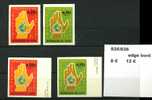 Zaire 835/836   INTERPOL   **     NON DENTELES Sans Bord - Unused Stamps