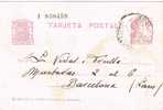 Entero Postal IGUALADA (Barcelona) 1935. Republica - 1931-....