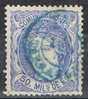 50 Milesimas Alegoria. Fechador Azul VALLS (Tarragona) Num 107 º - Used Stamps