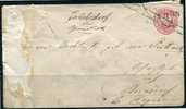 Germany Prussia 1862 Cover  Damaged - Ganzsachen