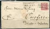 Germany North Confederation 1868 Cover - Entiers Postaux