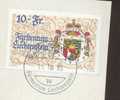 Liechtenstein Gestempelt Briefstücke 1136 Staatswappen - Used Stamps