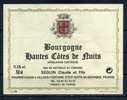 HAUTES COTES DE NUITS . SEGUIN Claude Et Fils Propriaitaire A VILLARS FONTAINE   (002) - Bourgogne