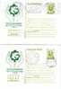 BULGARIA / Bulgarie   87  Protection In Nature   2 Postal Cards  Cancellation Special First Day - Cartes Postales