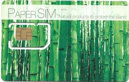 @+ Carte GSM - SIM Démonstration : Oberthur PaperSim (1) - Mobicartes (GSM/SIM)