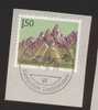Liechtenstein Gestempelt Briefstücke 977 Berge - Gebraucht