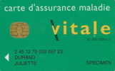 # Carte A Puce Sante France - Carte Vitale II   - Tres Bon Etat - - Autres & Non Classés