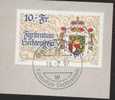 Liechtenstein Gestempelt Briefstücke 1136 Wappen - Used Stamps