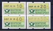 D Deutschland 1981 Mi 1 Mnh ATM 10, 20, 40, 50 Pfg - Automaatzegels [ATM]