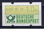 D Deutschland 1981 Mi 1 Mnh ATM 10 Pfg - Machine Labels [ATM]