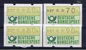 D Deutschland 1981 Mi 1 Mnh ATM 60, 70, 80, 90 Pfg - Vignette [ATM]