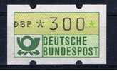 D Deutschland 1981 Mi 1 Mnh ATM 300 Pfg - Timbres De Distributeurs [ATM]