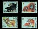 1993 Singapore Wild Mammal Animal Stamps Bear Deer Loris Monkey Orangutan - Affen