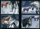 India 2009 Animal Fauna Mammals Horse Horses Animals Mammal Nature Fauna Stamps MNH Michel 2425-2428 - Ungebraucht