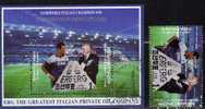 Fussball Meister In Italien 1991 Korea 3333 Plus Block 275 O 4€ Sieg Von Sampdoria Genua Bloc Sheet From Coree - Ohne Zuordnung