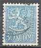 1 W Valeur Oblitérée, Used - SUOMI - FINLAND * 1954/1958 - N° 1600-27 - Used Stamps