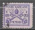 1 W Valeur Oblitérée, Used - VATICAN - VATIKANSTAAT * 1929 - N° 1600-34 - Used Stamps