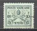 1 W Valeur Oblitérée, Used - VATICAN - VATIKANSTAAT * 1929 - N° 1600-36 - Oblitérés