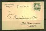ALLEMAGNE Baviére1909  Obl. S/EP - Postal  Stationery