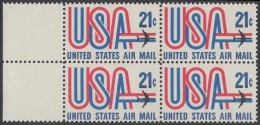 !a! USA Sc# C081 MNH BLOCK W/ Left Margins - USA & Jet - 3b. 1961-... Neufs