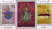 Papst Paul II. Im Fürstentum 1985 Liechtenstein 878/0 Plus Block 12 ** 8€ Heilige Maria Zum Trost Bloc Sheet From Europa - Blocks & Kleinbögen