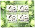 2011  Latvia Lettland Lettonie Rabbit Stamp 2011 - MNH  S /S - MINI SHEET OF 4 PIECES - Lapins