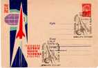 USSR Gagarine-Alma-Ata 1th Anniversary Spaceship/Vaisseau Cacheted Postal Stationery Cover Lollini#1608-1962 - América Del Sur