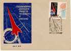 USSR Gagarine- Moskwa 1th Anniversary Spaceship/Vaisseau Cacheted Cover Lollini#1603-1962 - Zuid-Amerika