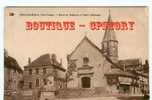 87 - PIERRE BUFFIERE - Place De L'Abbaye Et Route Nationale - Monument Aux Morts - Dos Scané - Pierre Buffiere