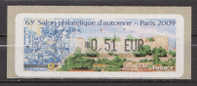 Vignette LISA 63 Salon Philatélique PARIS 2009 Valeur 0,51 Cts Neuf** - 1999-2009 Illustrated Franking Labels