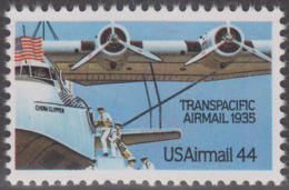 !a! USA Sc# C115 MNH SINGLE - Transpacific Airmail - 3b. 1961-... Nuovi