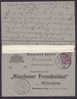 Bayern Postal Stationery Ganzsache Entier Postkarte M. Antwort "Münchener Fremdenblatt" PASSAU 1885 - Postal  Stationery