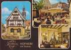 Cp , ALLEMAGNE , HOFHEIM Altes Rathaus Café , Confiserie - Patisserie , Multi-Vues - Hofheim